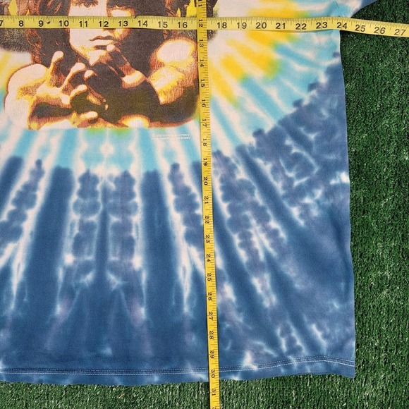 Vintage The Doors Tye Dye Shirt Jim Morrison Waiting for the Sun XXL Y2K AOP - Picture 8 of 10